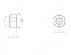 Hexagonal nut HU DIN 934 M8 X 1.25 steel cl.l12l