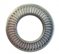 Taper lock washer CS symbol narrow NFE 25511 zinc plated steel passivated CONTACT® symbol