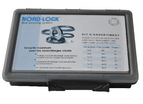 NORD-LOCK® steel DELTA-PROTEKT NL6-NL20 M6 to M20 washer assortment set