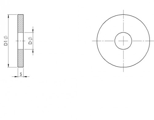 Flat washer_ LL NFE 25513 10mm steel 100HV zinc plated Ecotri® very wide series