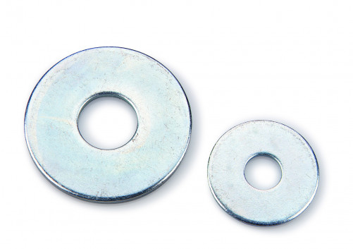 Flat washer_ extra large series 'LL' NFE 25513 14mm mild steel zinc plated 5µm