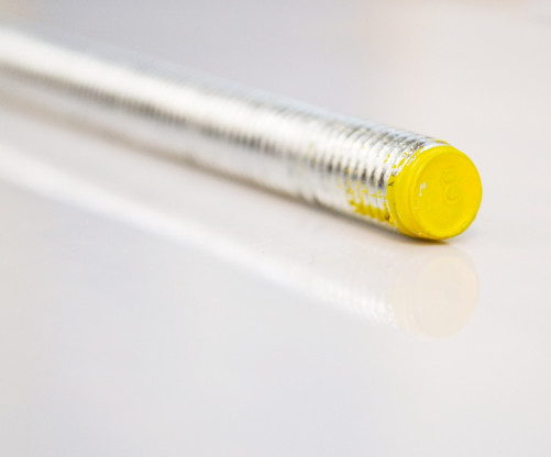 Threaded rod NC thread 1000mm DIN 975 1/2NC 13 THREADS cl.8.8 zinc-plated white