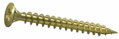 Pozidrive countersunk wood screws DIN 7997 M3 X 30mm yellow zinc-plated steel