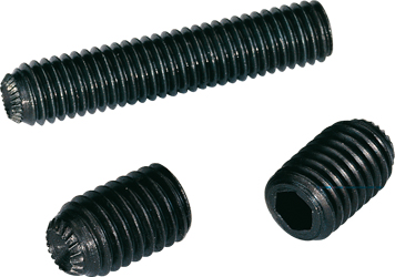 Knurled hexagon socket head cap screw DIN 916 M8 X 1.25 X 12mm cl.45H