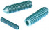 Hexagonal socket head cap screw DIN 914 M8 X 1.25 X 20mm cl.45H white zinc plated