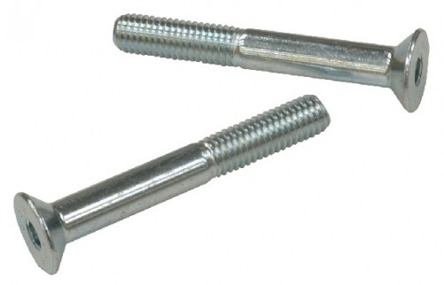 Hexagon socket countersunk head screw DIN 7991 M5 X 0.80 X 20mm cl.10.9 white zinc plated