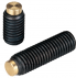 M10 X 1.50 X 16 mm hexagonal socket head cap screw, brass, steel