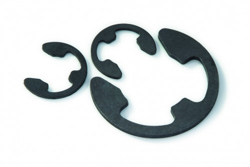 Circlips truarc « E » reinforced DIN 6799 8mm steel XC75 phosphated