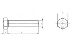 fine pitch fully threaded DIN 961