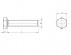Fully threaded hexagon head screw DIN 961 M10 X 1.25 X 35mm cl.10.9