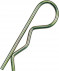 Beta pin 2.5mm X 55mm zinc-plated steel