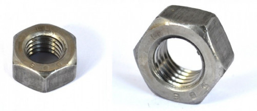 Hexagon nut HU DIN 934 M52 X 5.00 steel cl.l8l